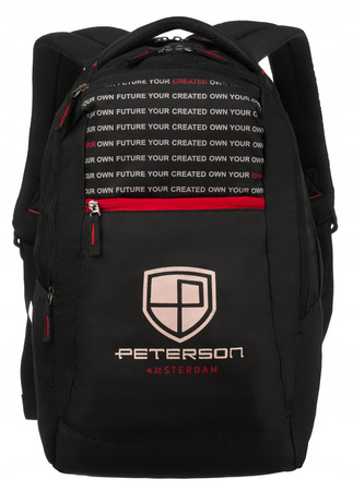Sportlicher, geräumiger Rucksack aus Polyester – Peterson