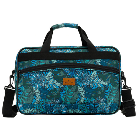 Geräumige Reisetasche mit einem abnehmbaren Gürtel und einer Außentasche mit Reißverschluss – Rovicky