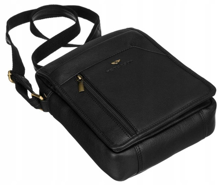 Herren Umhängetasche aus Echtleder – Peterson