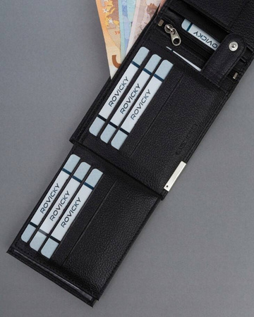 Große Herren Geldbörse aus Leder mit RFID-Schutz – Ronaldo