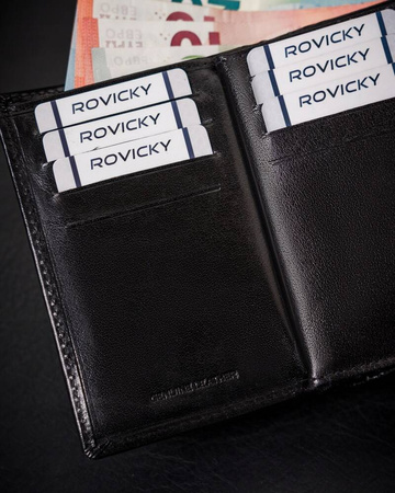 Erweiterte Herren Geldbörse aus echtem Leder – Rovicky