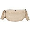 Beige Damen Gürteltasche aus Polyester mit verstellbarem Riemen – Peterson