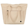Geräumige Damen Shopper aus Polyester in Beige mit einem Hauptfach – Peterson