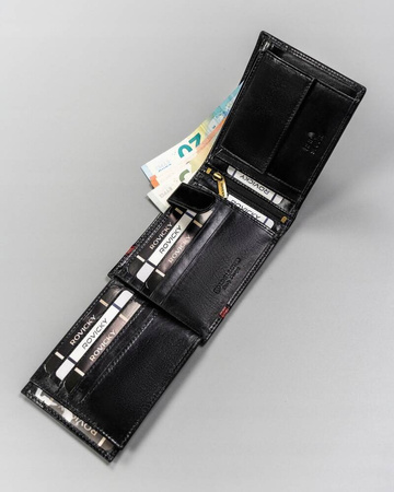 Große Herren Geldbörse aus Echtleder – Rovicky