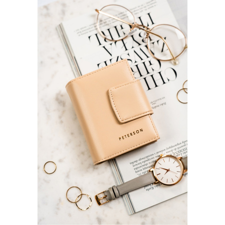 Kleine Damen Geldbörse aus Öko-Leder – Peterson