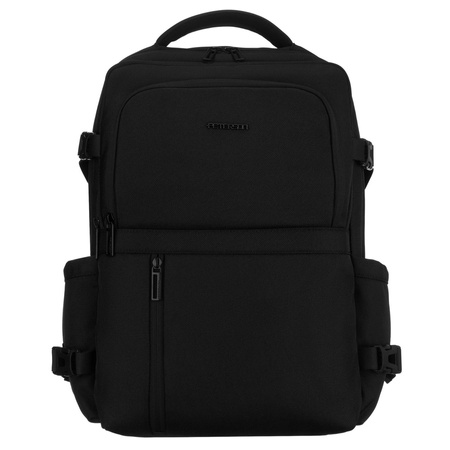 Reise-Rucksack aus Polyester in Schwarz mit Laptopfach - Peterson