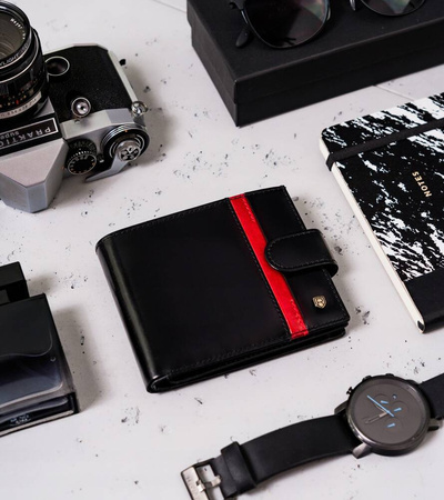 Große Herren Geldbörse aus Echtleder – Rovicky