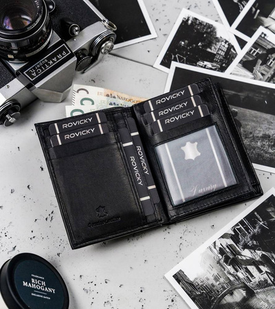 Herren Geldbörse aus Leder in mittlerer Größe – Ronaldo