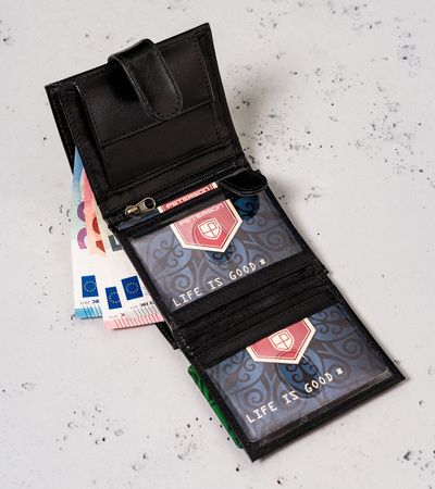 Kompakte Herren Geldbörse für Karten mit RFID Protect – Peterson