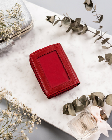 Kompakte Damen Geldbörse aus Leder – Rovicky