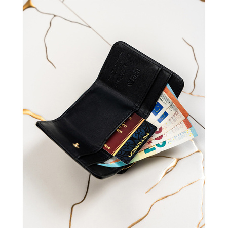 Damen Geldbörse mit Reißverschluss und RFID-Schutz – Peterson