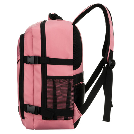 Rosa Reisetasche mit verstellbaren Trägern – Peterson