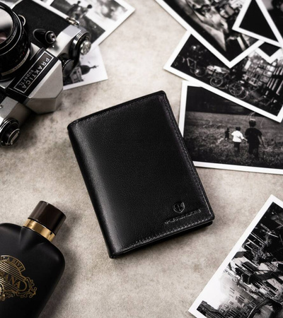 Geschenkset: Elegante Herren Geldbörse aus Leder und Schlüsselanhänger – Peterson