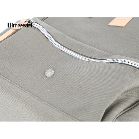 Städtischer Rucksack aus wasserabweisendem Gewebe in Khaki – Himawari