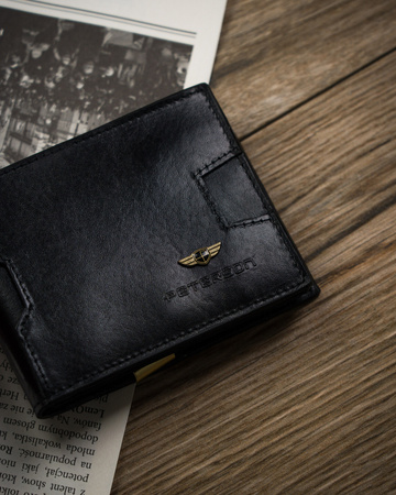 Kleine Herren Geldbörse aus echtem Leder – Peterson