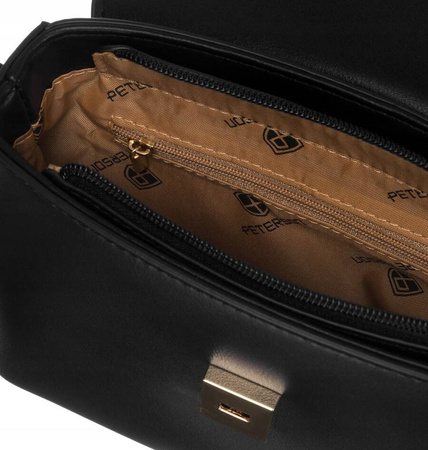 Klassische Damen-Umhängetasche aus Öko-Leder - Peterson