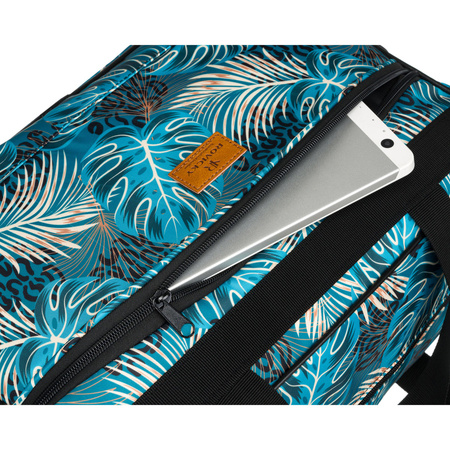 Reisetasche mit Pflanzenmuster und abnehmbarem Gurt – Rovicky