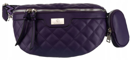 Städtische, gesteppte Damen Gürteltasche aus Öko-Leder – Rovicky