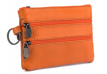 Schlüssel Etui aus Leder mit vier Fächern