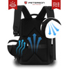 Reise-Rucksack aus Polyester in Schwarz mit Laptopfach - Peterson