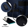 Geräumiger Reise-Rucksack mit USB-Anschluss – Peterson