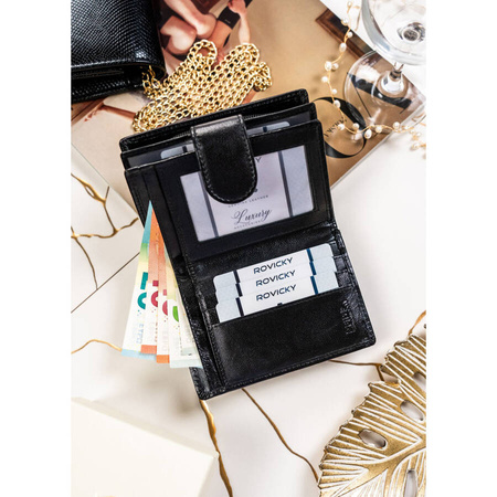 Geräumige Damen Geldbörse aus echtem Leder – 4U Cavaldi