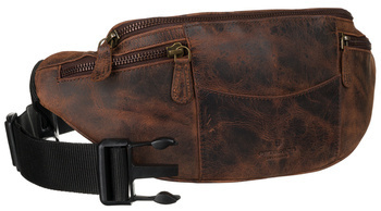 Städtische Gürteltasche aus Leder zum Umhängen – Peterson