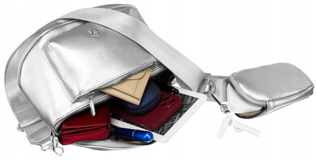 Elegante Damen Gürteltasche mit Schulterriemen aus Öko-Leder – Rovicky