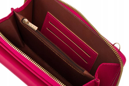 Mini Damen Umhängetasche mit Geldbörsenfunktion und abnehmbarem Riemen – 4U Cavaldi