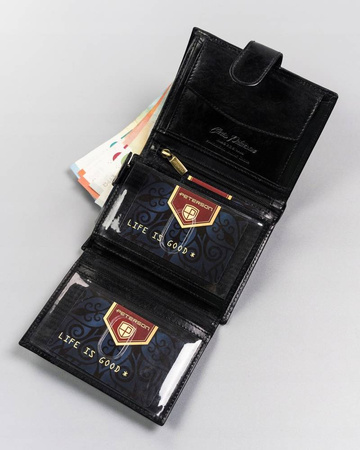 Große Herren Geldbörse mit Druckknopfverschluss – Peterson