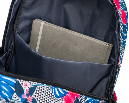 Bequemer Schulrucksack mit Muster und verstellbaren Trägern – Peterson