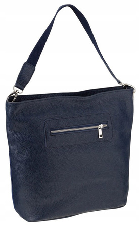 Rechteckige, große Damen Shopper Tasche aus echtem Leder – Rovicky