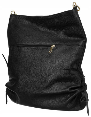 Damen Shopper Tasche aus Echtleder im Beutelstil – Peterson