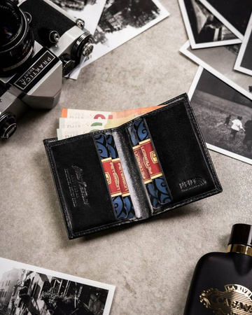 Geschenkset: Herren Geldbörse aus Leder, Etui und Schlüsselanhänger – Peterson