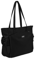 Schwarze Shopper Bag Damen Tasche passend für A4 – Peterson