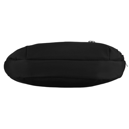 Schwarze Damen-Handtasche aus Polyester mit Reißverschluss, ein Fach - Peterson