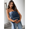Zweifach unterteiltes, marineblaues Damen-Rucksack aus Polyester - Peterson
