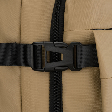 Großer Khaki-Reise-Rucksack mit Laptopfach, zweifach unterteilt – Peterson