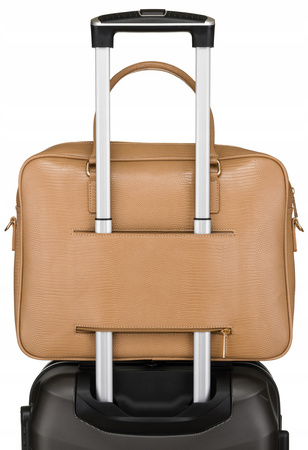 Business Tasche aus Öko-Leder mit Schlangenlederprägung – Peterson