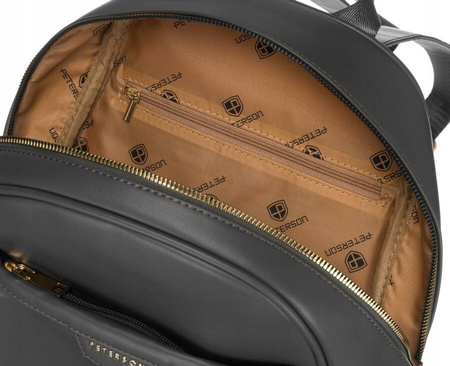 Geräumiger Damen Rucksack aus Öko-Leder – Peterson