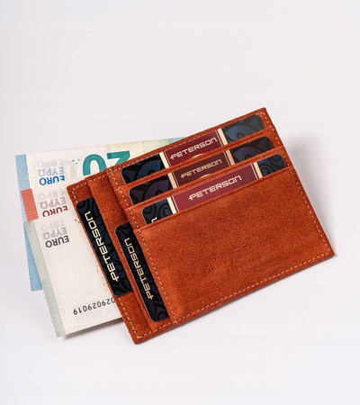 Dokumenten- und Geldschein-Etui aus Leder – Peterson