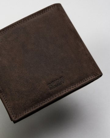 Geschenkset: Herren Geldbörse aus Leder und Schlüsselanhänger – Peterson