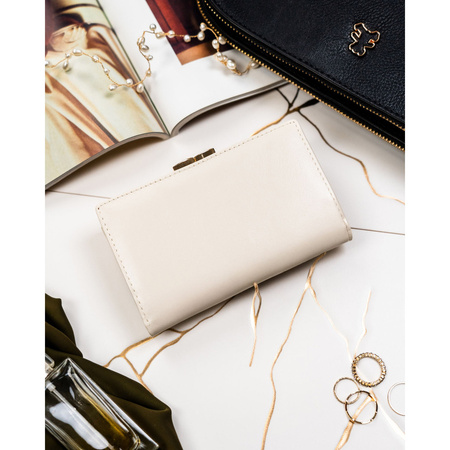 Damen-Geldbörse aus Naturleder und Öko-Leder mit RFID-System – Peterson