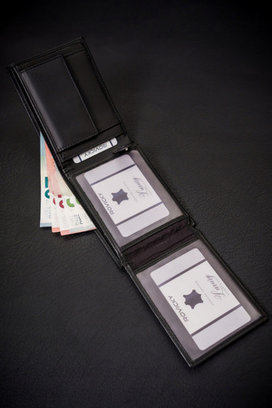 Große Herren Geldbörse aus Öko-Leder im Querformat – 4U Cavaldi