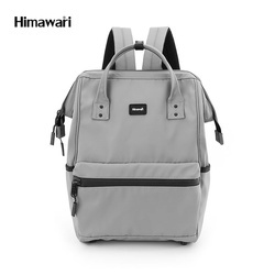 Wasserdichter Nylon-Rucksack in Hellgrau – Himawari