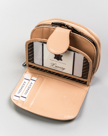 Damen Geldbörse Leder 43972-CIS-3320 BEIGE