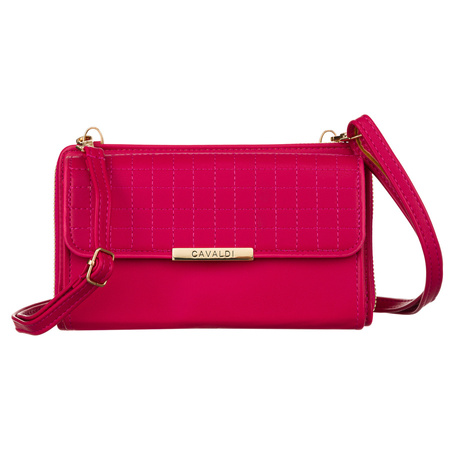 Elegante Mini Damen Handtasche-Geldbörse mit langem, abnehmbarem Riemen – 4U Cavaldi