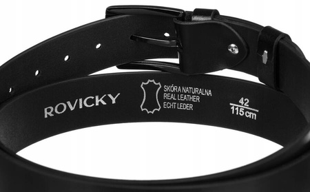 Herren Ledergürtel mit klassischer Schnalle – Rovicky