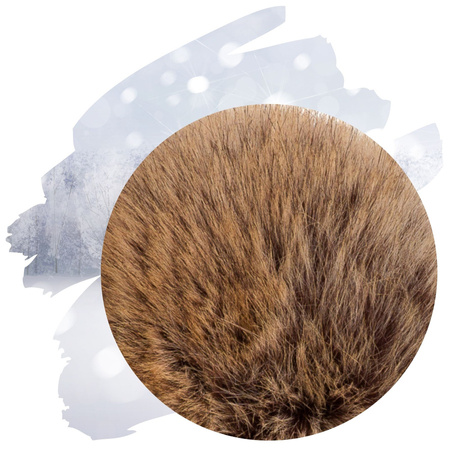 Modische Wintermütze mit Bommel in Grau – Peterson