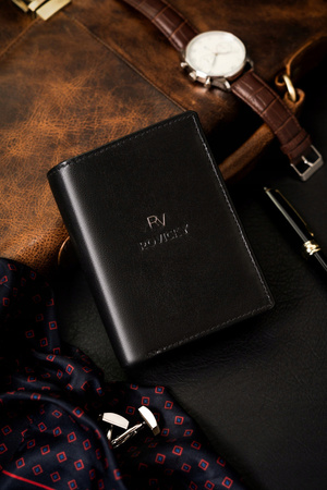 Herren Geldbörse aus Leder mit RFID-Schutz – Rovicky